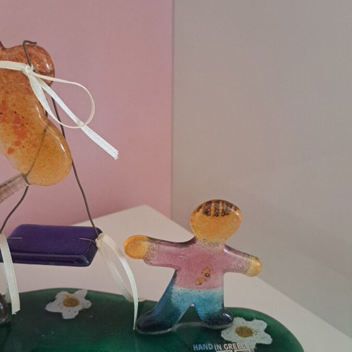 Glass decorative figurine for children's room