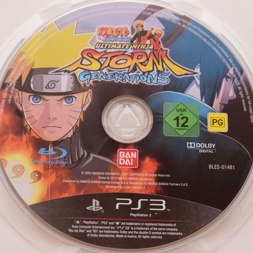 Naruto Shippuden Ultimate Ninja Storm Generations PS3 like new