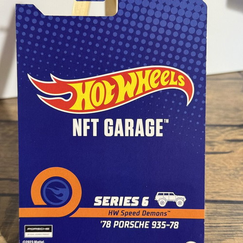 Hot Wheels NFT Porsche 935-78 new