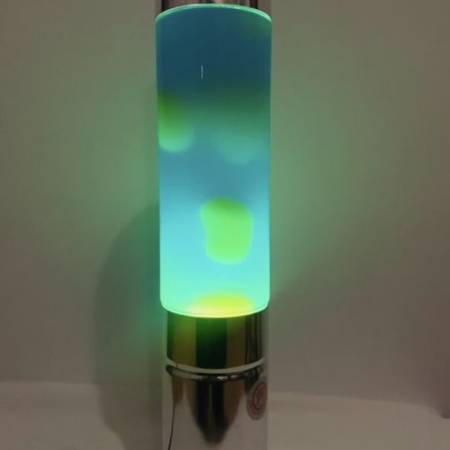 Lava lamp 43cm with green wax and blue liquid new