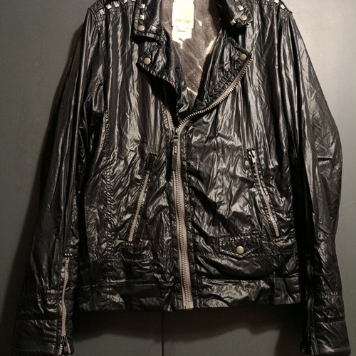 Diesel lightweight thin waterproof jacket like new, black