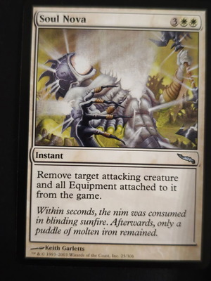 Magic: The Gathering κάρτα Soul Nova από Mirrodin, uncommon