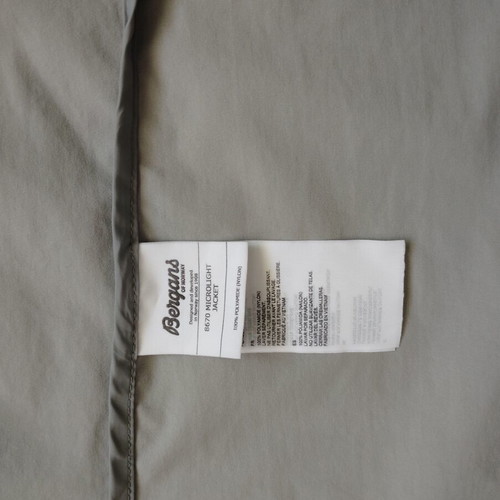 Bergans of Norway Microlight Jacket, size M, grey and blue