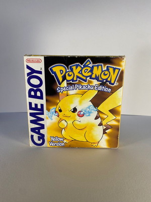 Pokemon Yellow Special Pikachu Edition Game Boy като нов, първо английско издание 00