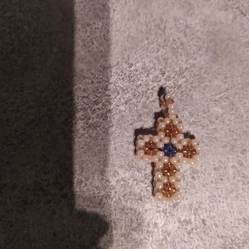 Beaded cross used