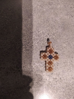 Beaded cross used
