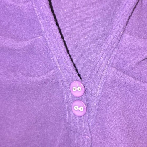 Vergi blouse purple suede like new, size S