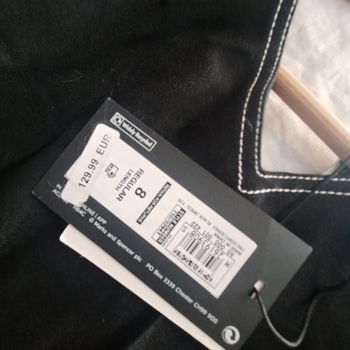 Autograph linen dress new, black, Marks & Spencer, size S