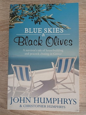 Blue Skies & Black Olives book like new in English