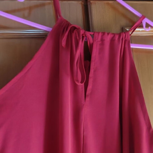 Red dress like new, size M, length 110cm