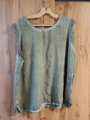 Tank top like new, cotton, gray, size XXL