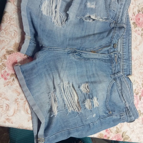 Matis Mini Denim Shorts like new, turquoise, size XL