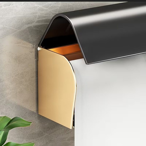Toilet Paper Holder Scandinavian Luxury with Gold Details