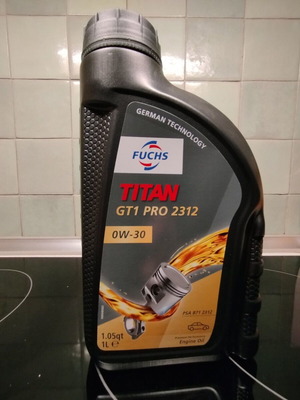 Λάδι αυτοκινήτου Fuchs Titan GT1 Pro 2312 0W-30 καινούργιο 1 λίτρο