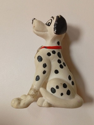 Vintage 101 Dalmatians Pongo figure used, Disney 1993