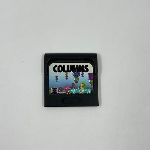 Columns Sega Game Gear cartridge used puzzle game