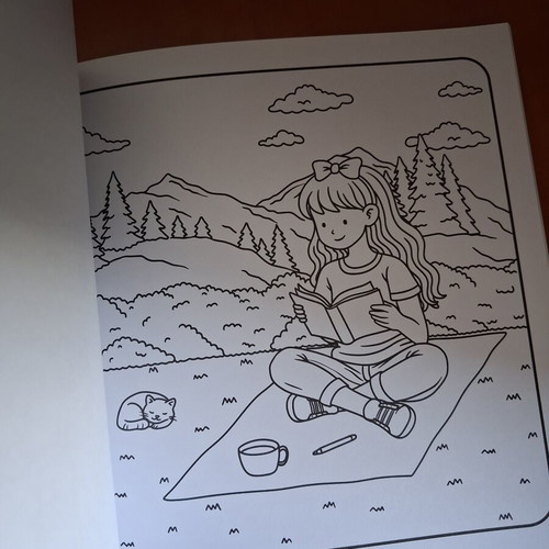 Colouring book with 30 drawings