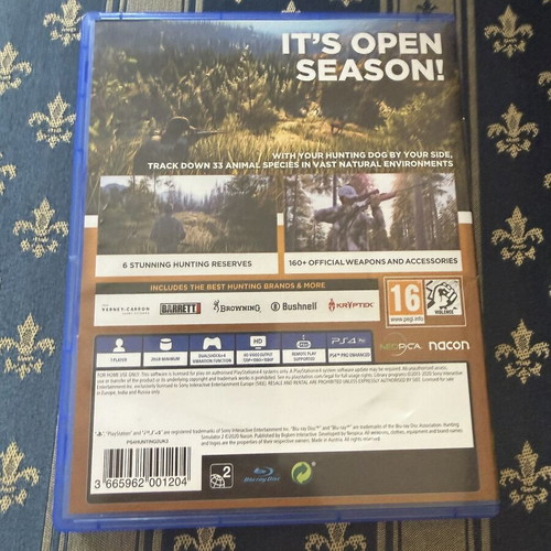 Hunting Simulator 2 PS4 game like new, very rare