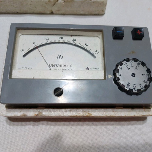 Ampermeter from the socialist era used