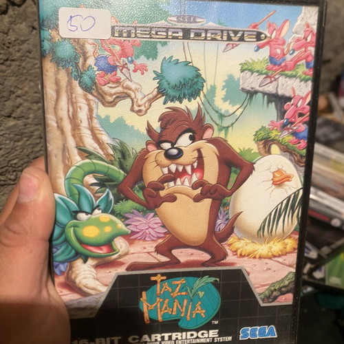 Taz Mania Sega Mega Drive game like new, CIB