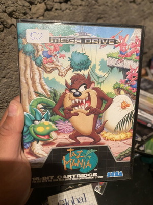 Taz Mania Sega Mega Drive game like new, CIB