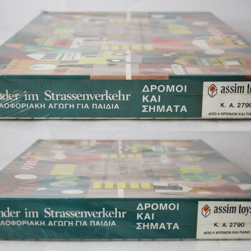Vintage 80's Dromoi kai Simata Board Game Assim New