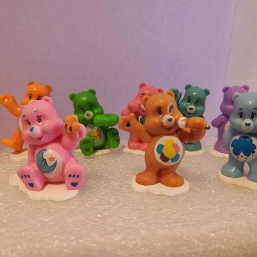 Care Bears collectible figure set of 12, like new