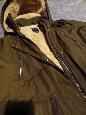 Zara women's jacket khaki like new, size L
