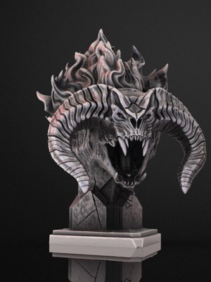 Lord of the Rings Balrog 20cm 3D printed new
