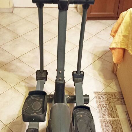 X-FIT Flexy elliptical machine used with LCD console