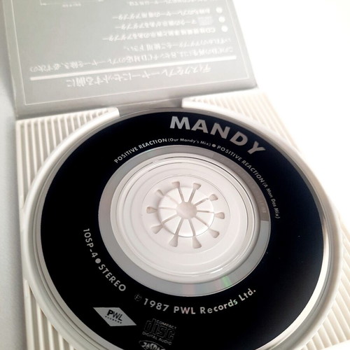 Mandy Positive Reaction 1988 Japanese CD-Mini Single used