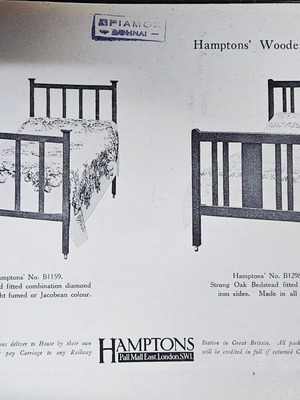 Hamptons London 1930 Furniture Catalog used