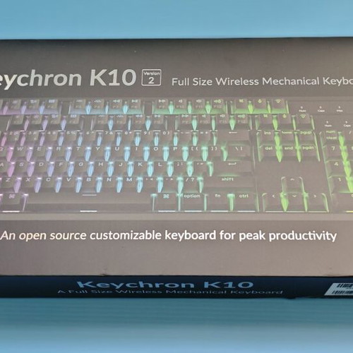 Keychron K10 Version 2 mechanical wireless keyboard new, full-size, RGB, Bluetooth