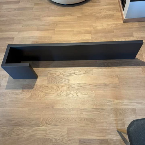 Lacquer shelf new, anthracite, 1.50 m, Sofa-Sofa.gr Paltoglou