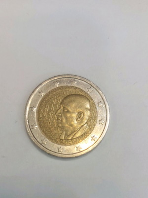 Collectible 2 euro coin 2020 used, 100 years since birth of Dimitris Mitropoulos