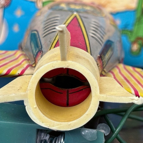 Rocket Greek vintage toy used, with box