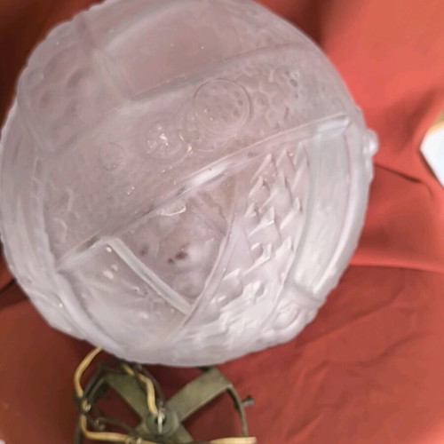 Vintage lamp glass shade used 1930-1950