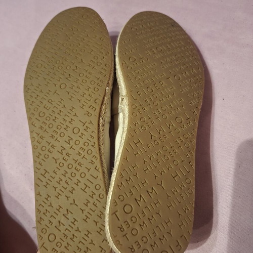 Tommy Hilfiger Th Logo Espadrille beige shoes new