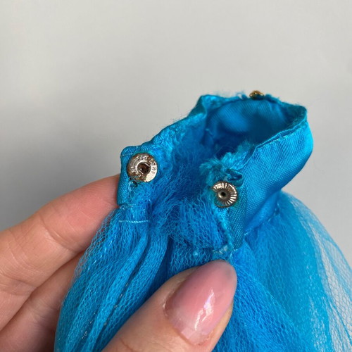 Bibi-Bo vintage blue puff dress used