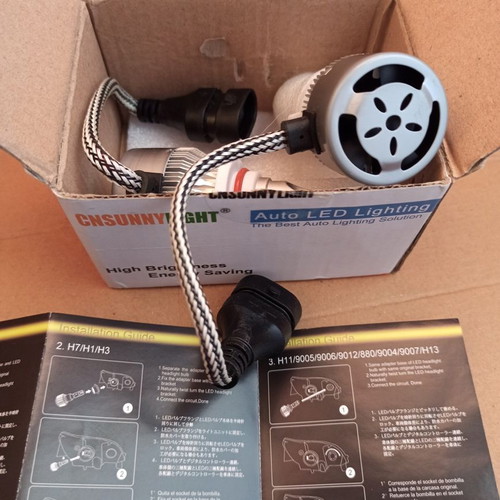 LED HB3-9005 car lamps, pair