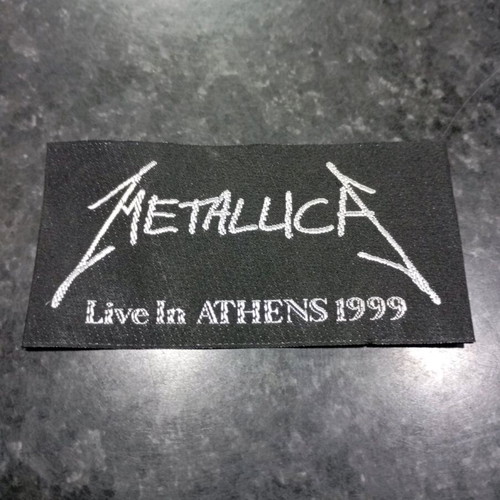 Metallica Live In Athens 1999 patch like new