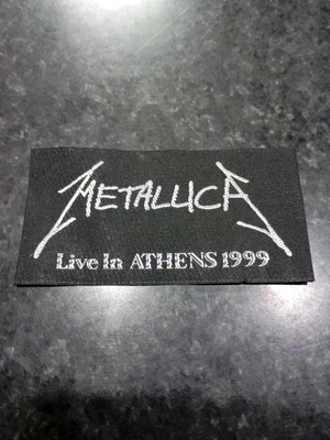 Metallica Live In Athens 1999 patch like new