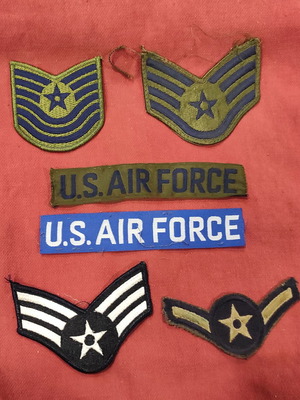 U.S. Air Force patches used (USAF)