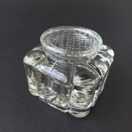 Antique inkwell like new, glass, very old