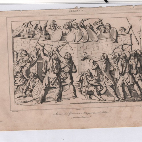Engravings pack of 12 from 1810 book, Germanic theme, like new