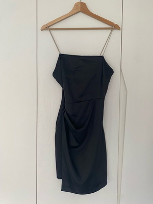 Zara little black dress with rhinestones, size M, like new