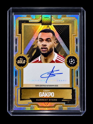 Topps Club Competitions Gold 2026 κάρτα με αυτόγραφο Cody Gakpo 1/1