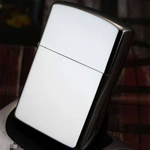 Zippo lighter silver new, metal windproof