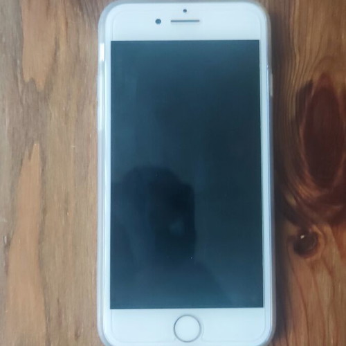 iPhone 8 used with silicone case and 2 screen protectors, 256GB, white