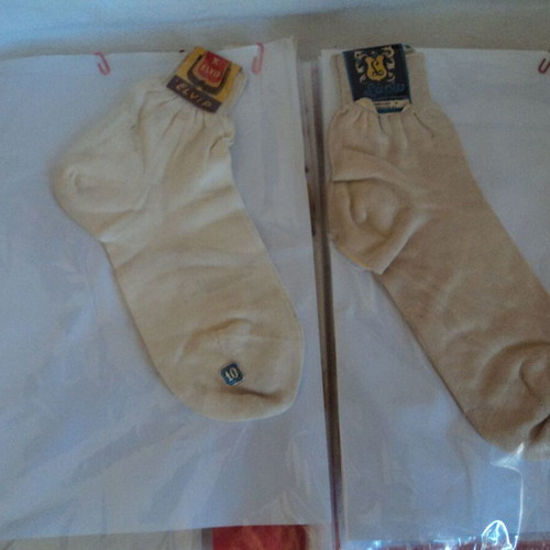Greek Industrial Vintage Hosiery Samples used, 8 pairs